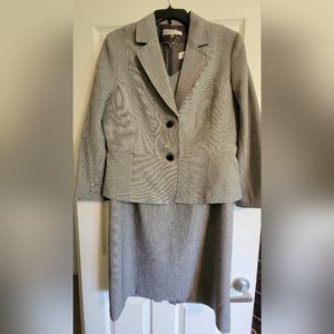 Grey Kasper matching suit dress & blazer